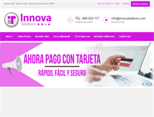 Tablet Screenshot of innovatelekom.com